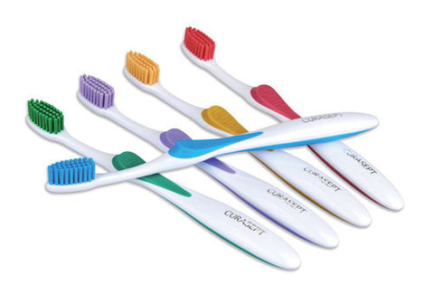 Curasept SoftTouch Medical Toothbrush Red