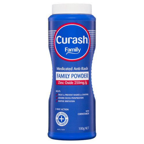 Curash Family Powder Medicated Anti-Rash 100g