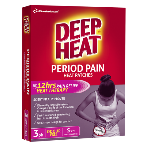 Deep Heat Period Pain Heat Patch 3 Pack