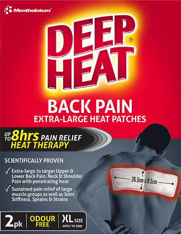 Deep Heat Patches XL 2 Pack