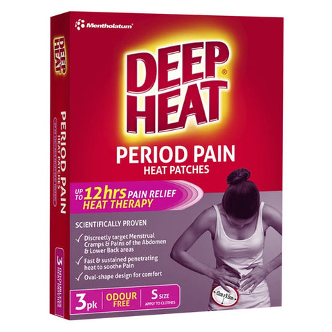 Deep Heat Period Pain Heat Patches 3 Pack