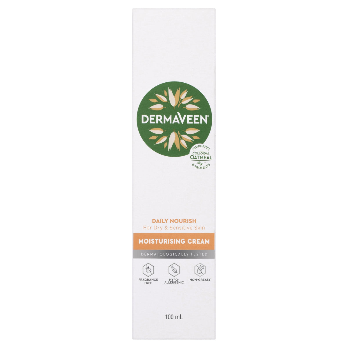 Dermaveen Daily Nourish Moisturising Cream For Dry & Sensitive Skin 100mL
