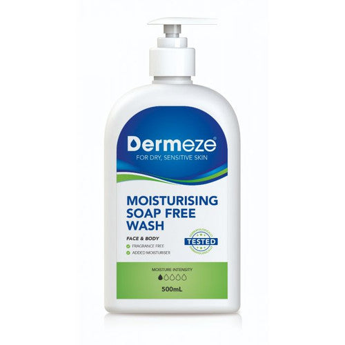 Dermeze Moisturising Soap Free Wash 500ml