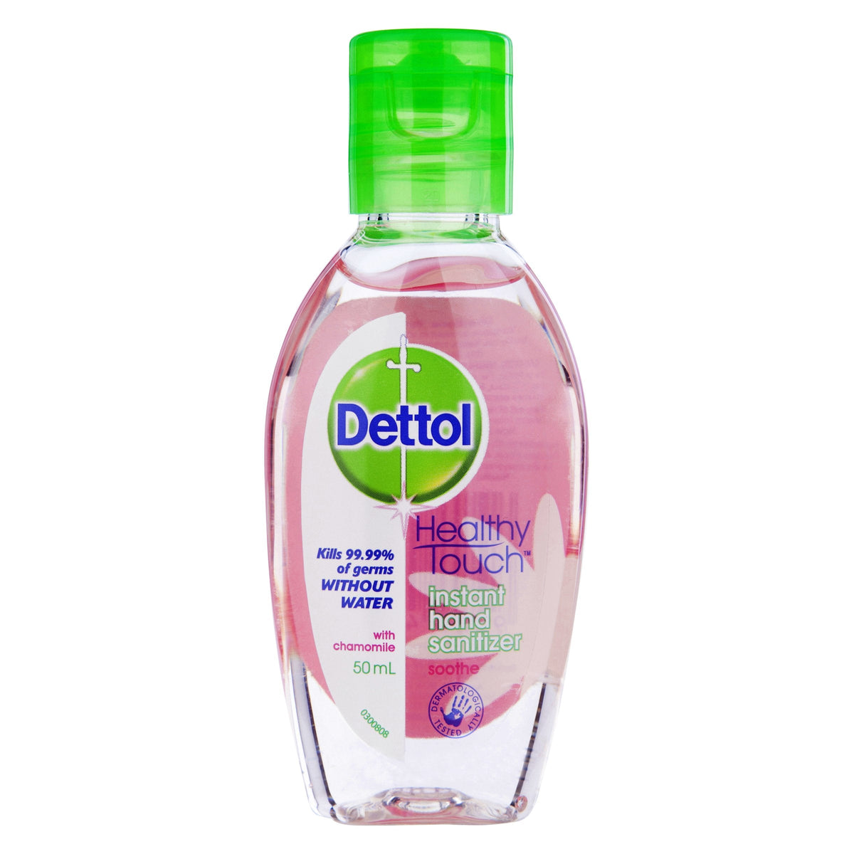 Dettol Healthy Touch Liquid Antibacterial Instant Hand Sanitiser Chamomile 50mL