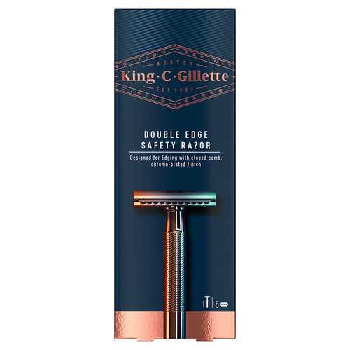 Gillette Double Edge Safety Razor with 5 Blade Refills