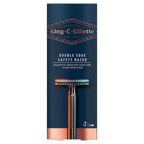 Gillette Double Edge Safety Razor with 5 Blade Refills