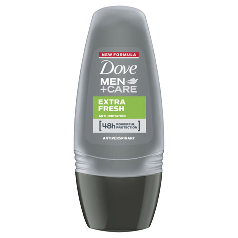 Dove Men Antiperspirant Roll On Deodorant Extra Fresh 50mL