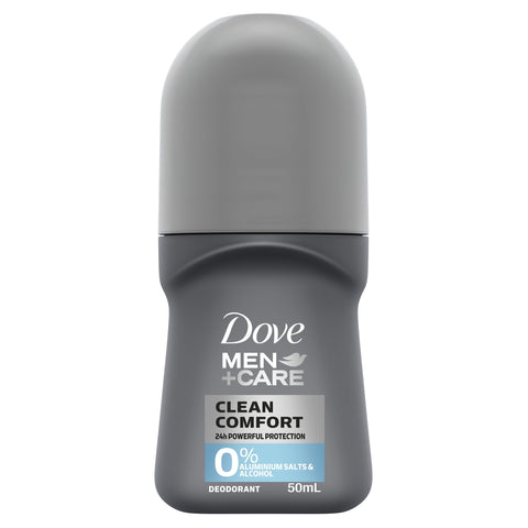 Dove Men Antiperspirant Roll On Deodorant Clean Comfort 50mL