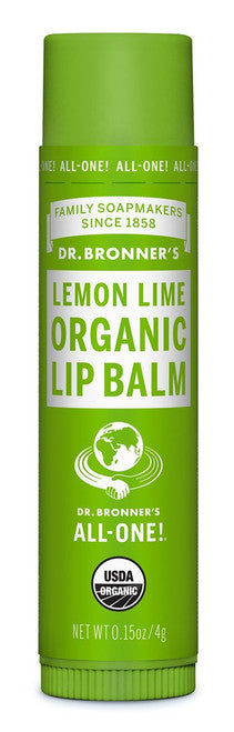 Dr. Bronner's Organic Lemon Lime Lip Balm 4g