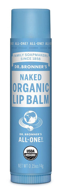 Dr. Bronner's Organic Unscented Lip Balm 4g