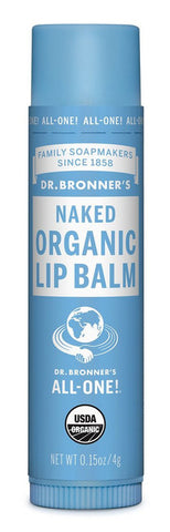 Dr. Bronner's Organic Unscented Lip Balm 4g