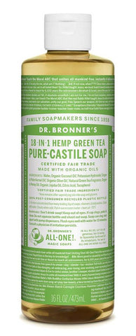 Dr. Bronner's Pure-Castile Green Tea Liquid Soap 473ml