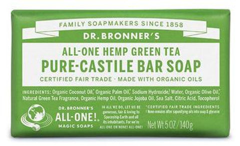Dr. Bronner's Pure-Castile Green Tree Bar Soap 140g