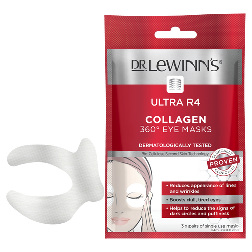 Dr Lewinn's Ultra R4 Collagen 360 Eye Masks 3 Pack