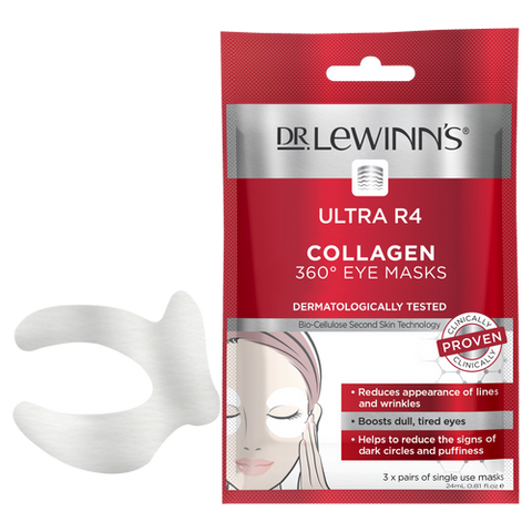 Dr Lewinn's Ultra R4 Collagen 360 Eye Masks 3 Pack