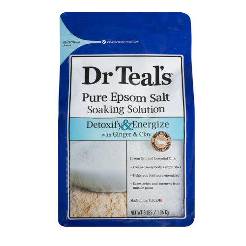 Dr Teals Ginger & Clay Epsom Salt 1.36kg