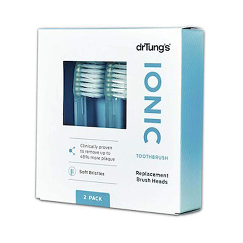 DR TUNG'S Ionic Toothbrush (Soft) Replacement Heads (Twin Pack) 2