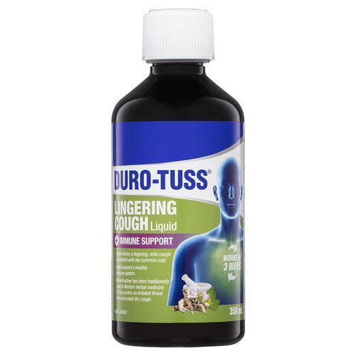 DURO-TUSS Lingering Cough Liquid + Immune Support 350mL