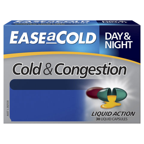 Ease A Cold Cold & Congestion Day/Night 30 Tablets