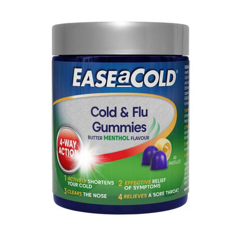 EASEaCOLD Cold & Flu 40 Gummies