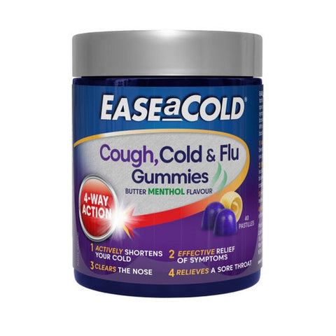 EASEaCOLD Cough Cold & Flu 40 Gummies
