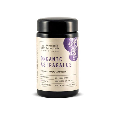 EVOLUTION BOTANICALS Astragalus - Organic 10:1 Powerful Immune Adaptogen 120g
