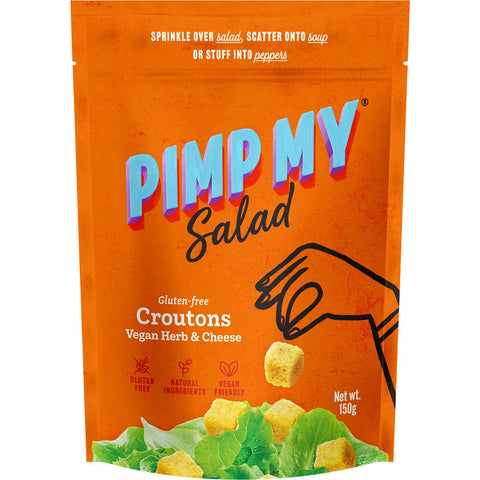 Extraordinary Foods Pimp My Salad Croutons Vegan Herb & Cheese 150g