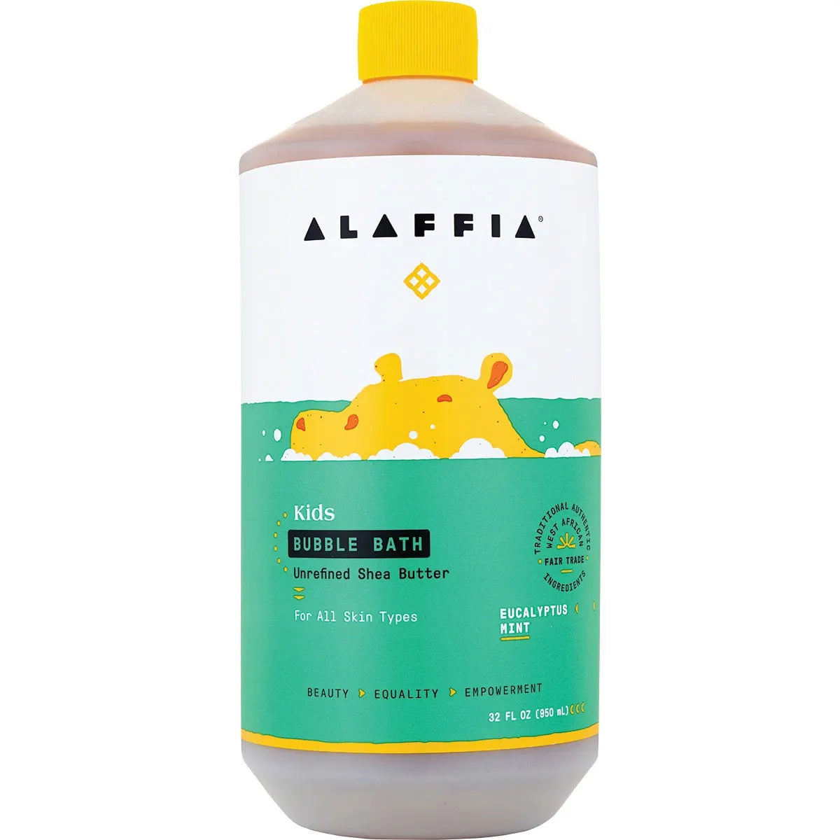 ALAFFIA Kids Bubble Bath Eucalyptus Mint 950ml