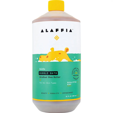 ALAFFIA Kids Bubble Bath Eucalyptus Mint 950ml