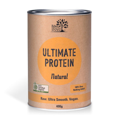 Eden Health Foods Ultimate Protein Natural 400g Front of Tin