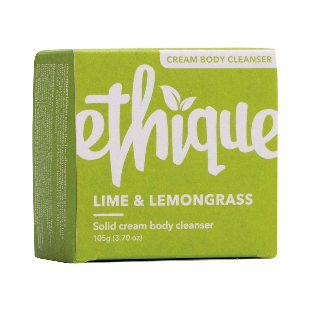 ETHIQUE Solid Cream Body Cleanser Lime & Lemongrass 105g