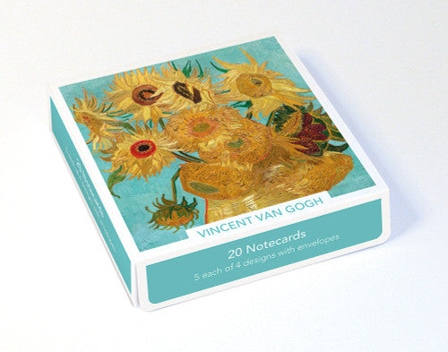 Museums And Galleries Vincent Van Gogh Box of 20 Notecards with Envelopes
