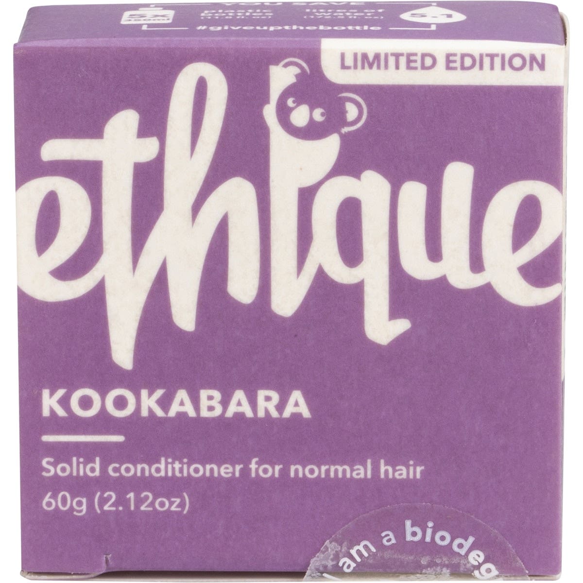 ETHIQUE Solid Conditioner Bar Kookabara - Normal Hair 60g