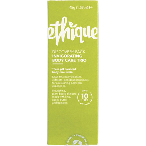 ETHIQUE Discovery Pack 3x Minis - Invigorating Body Care 45g