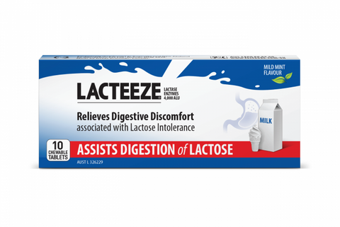 Lacteeze Extra Strength 4000 10 Tablets