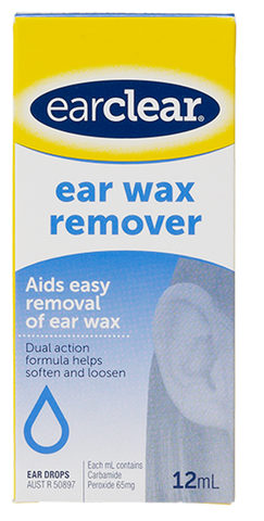 Earclear Ear Wax Remover Drops 12ml