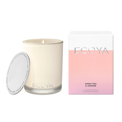 Ecoya Sweet Pea & Jasmine Madison Jar 400g