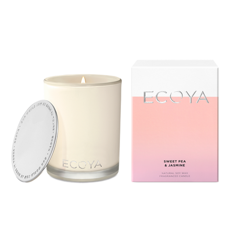 Ecoya Sweet Pea & Jasmine Madison Jar 400g