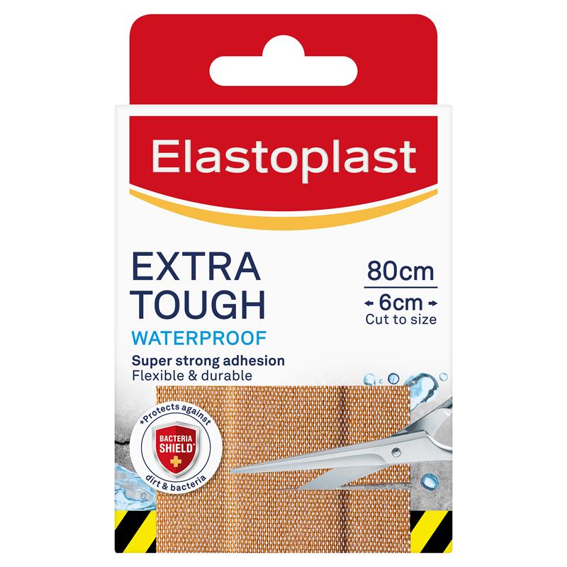 Elastoplast Heavy Fabric Water Proof 6cm x 10cm 8 Pack