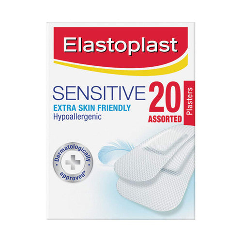 Elastoplast 46041 Sensitive Assorted Strips 20 Pack