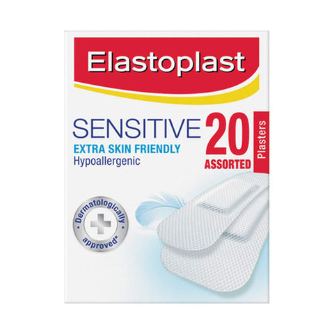 Elastoplast 46041 Sensitive Assorted Strips 20 Pack