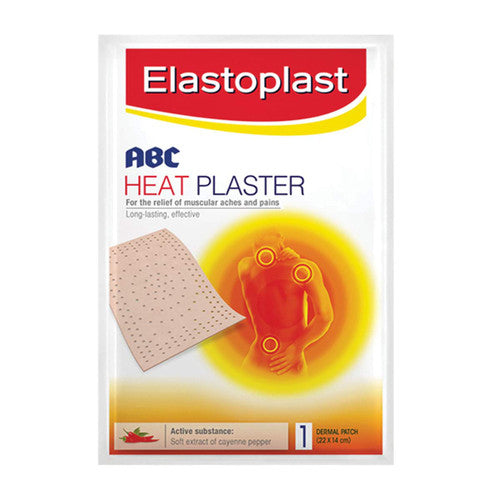 Elastoplast Abc Heat Plaster 14 X 22cm Single