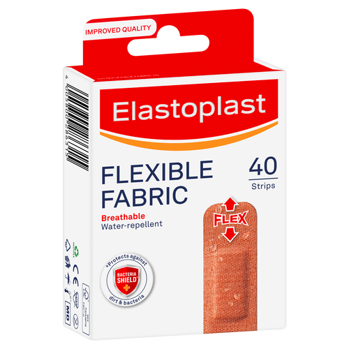 Elastoplast Flexible Fabric Strips 40 Pack