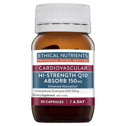 Ethical Nutrients Hi-Strength Q10 Absorb 150mg 30 Capsules