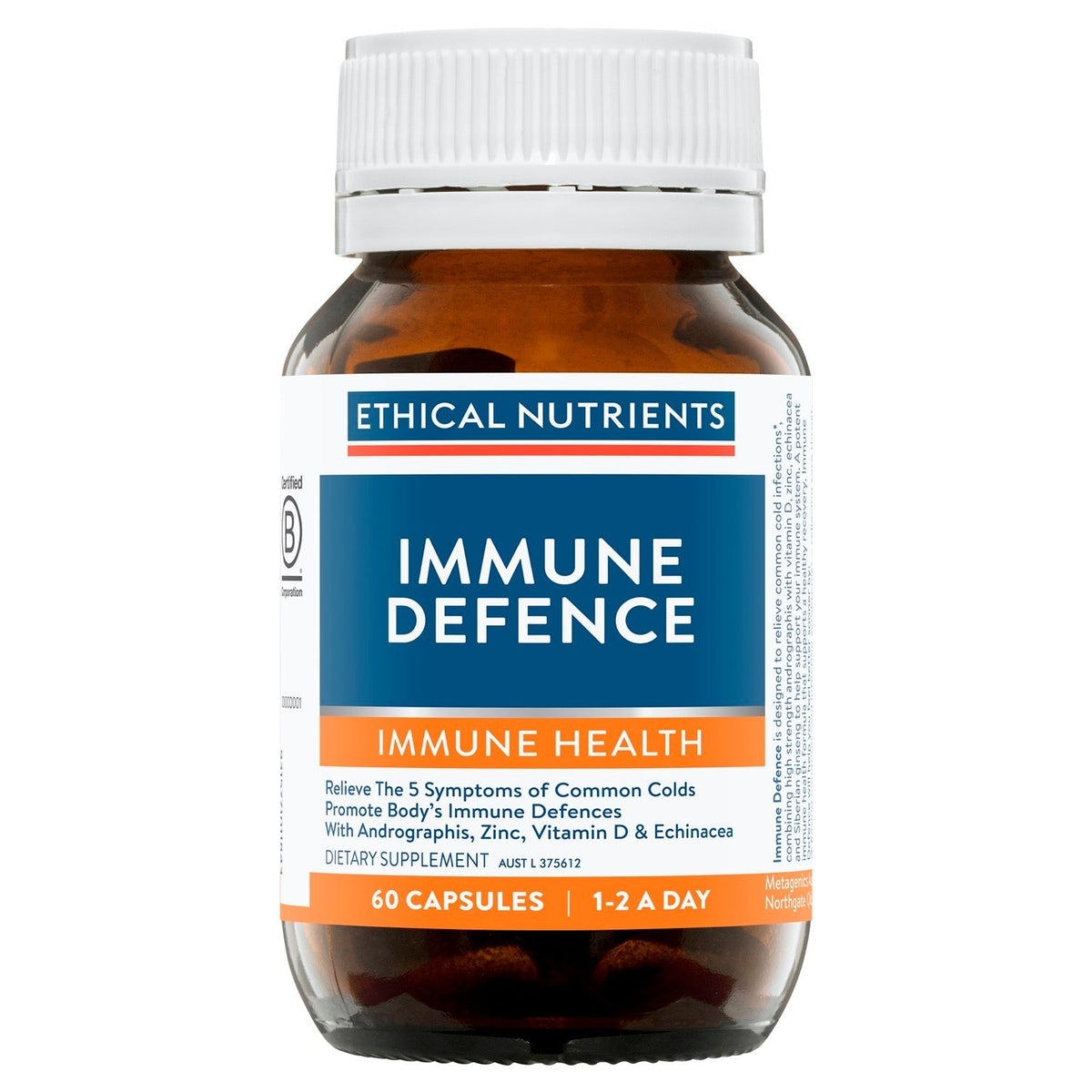 Ethical Nutrients Immune Defence 60 Capsules