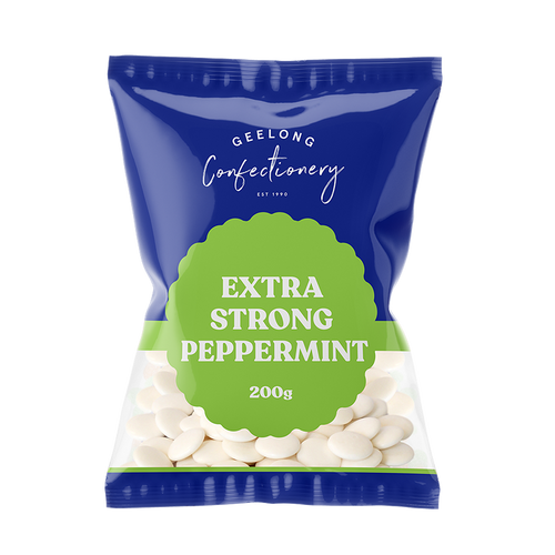 Geelong Extra Strong Peppermints 200G