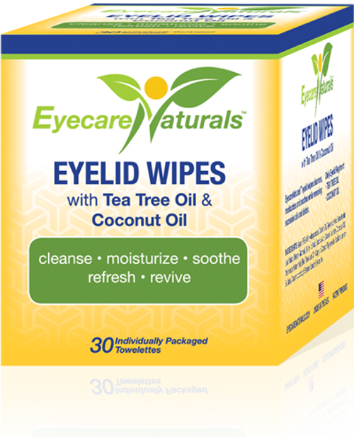 Eyecare Naturals Eyelid Wipes 30 Pack