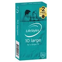 LifeStyles Condoms Large 10 Pack