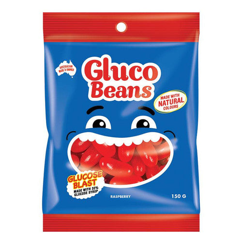 Gluco Beans Raspberry 150g