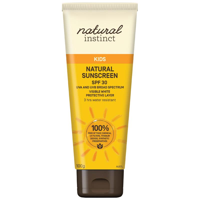 Natural Instinct SPF 30 + Kids Natural 100g